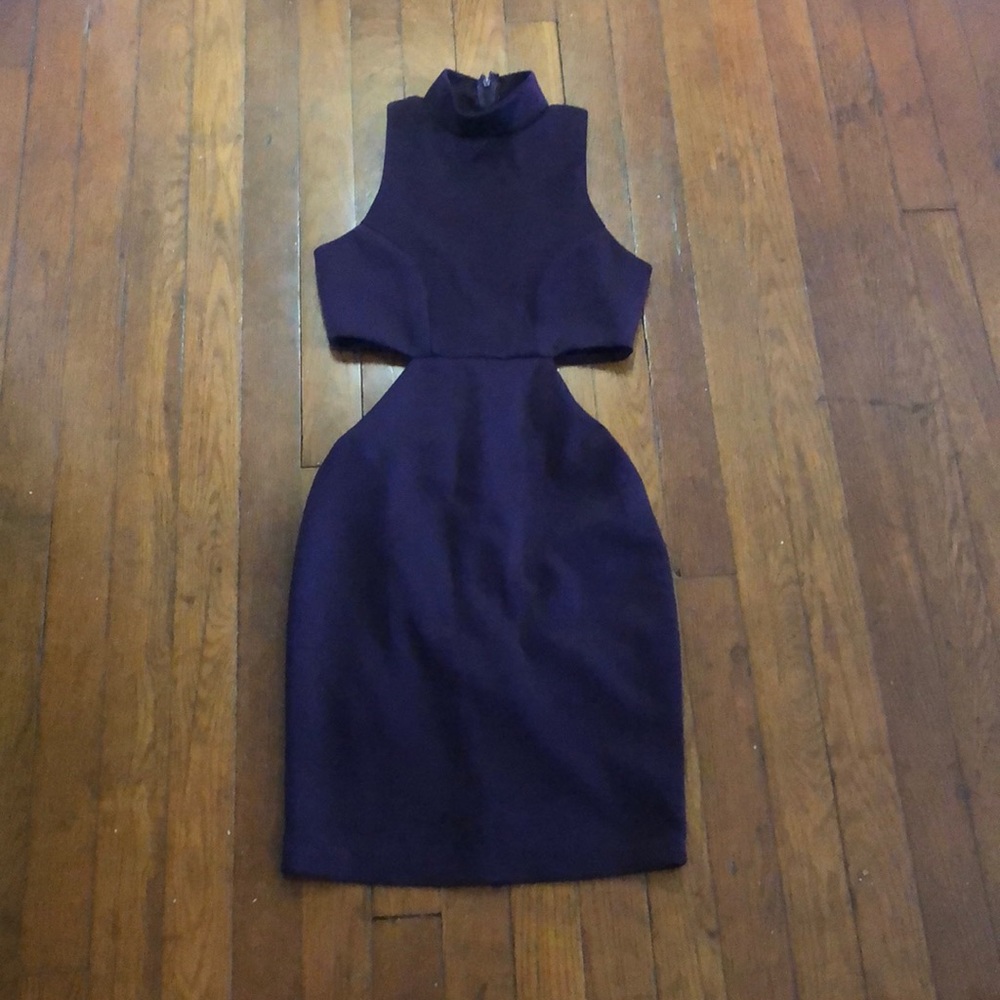 Plum purple dress